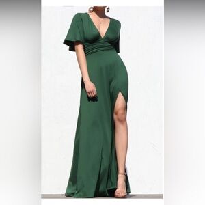 Dress Day Venetian Maxi Dress - Green - Large